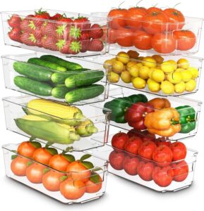 Descubre cómo los organizadores transparentes KICHLY pueden transformar tu cocina y nevera, ofreciendo una solución práctica y estética para mantener todo en orden.